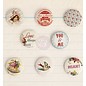 Prima Marketing und Petaloo 8 nostalgic buttons