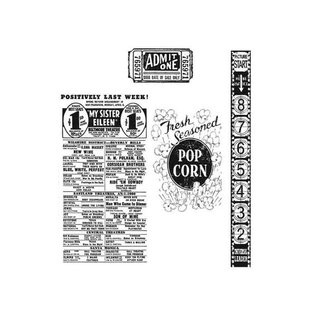 Tim Holtz Sello Montada, estampadores Anonymous Tim Holtz, At the Movies CMS081