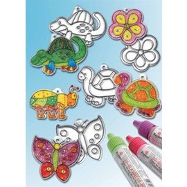 Kinder Bastelsets / Kids Craft Kits Pendenti acrilici, disegni differenti