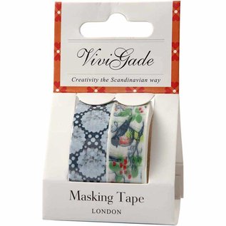 Komplett Sets / Kits Nastro washi autoadesivo / nastro di carta con superficie opaca nel design Vivi Gade