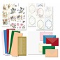 BASTELSETS / CRAFT KITS Komplet Bastelset, notecards Staf Wesenbeek, Set 1 blomster med sommerfugle