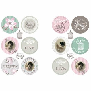 Embellishments / Verzierungen Self-adhesive Sticker Scene with a matte finish - Vivi Gade Design