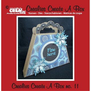 Crealies und CraftEmotions Punching and embossing template: A 3D pocket