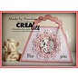 Crealies und CraftEmotions Punching and embossing template: A 3D pocket