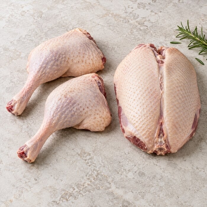 Gänse-Set – 2 Keulen und 1 Brust – mindestens 3,3 kg