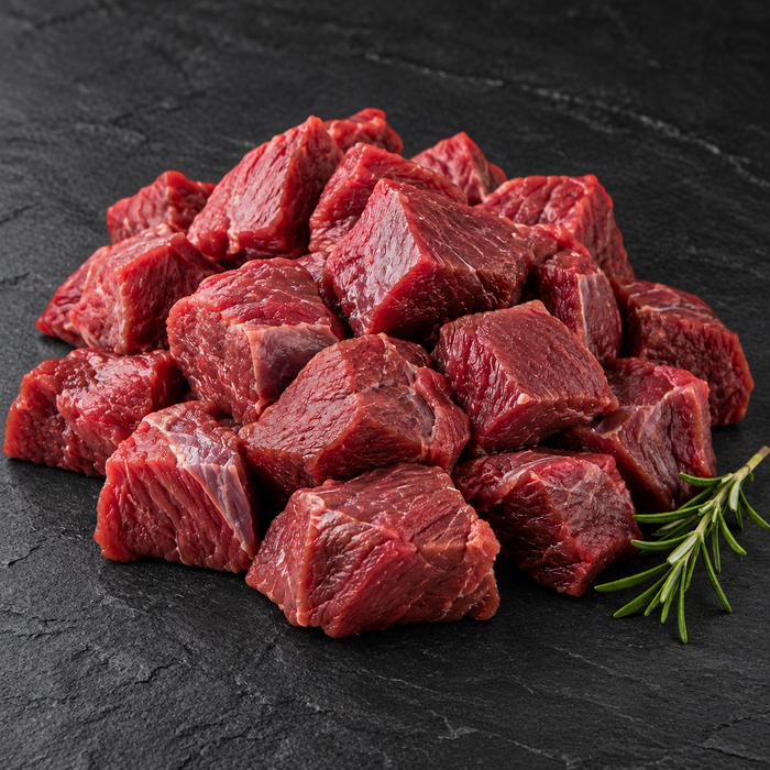 Rehgulasch – mindestens 500 g