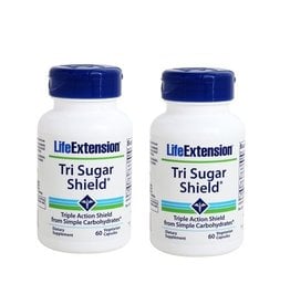 Life Extension Tri Sugar Shield™, 60 Vegetarian Capsules, 2-pack