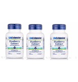 Life Extension Blueberry Extract With Pomegranate, 60 Vegetarian Capsules, 3-pack