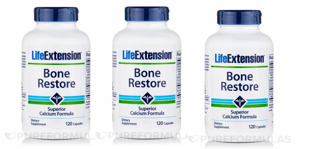 Life Extension Bone Restore, 120 Capsules, 3-packs