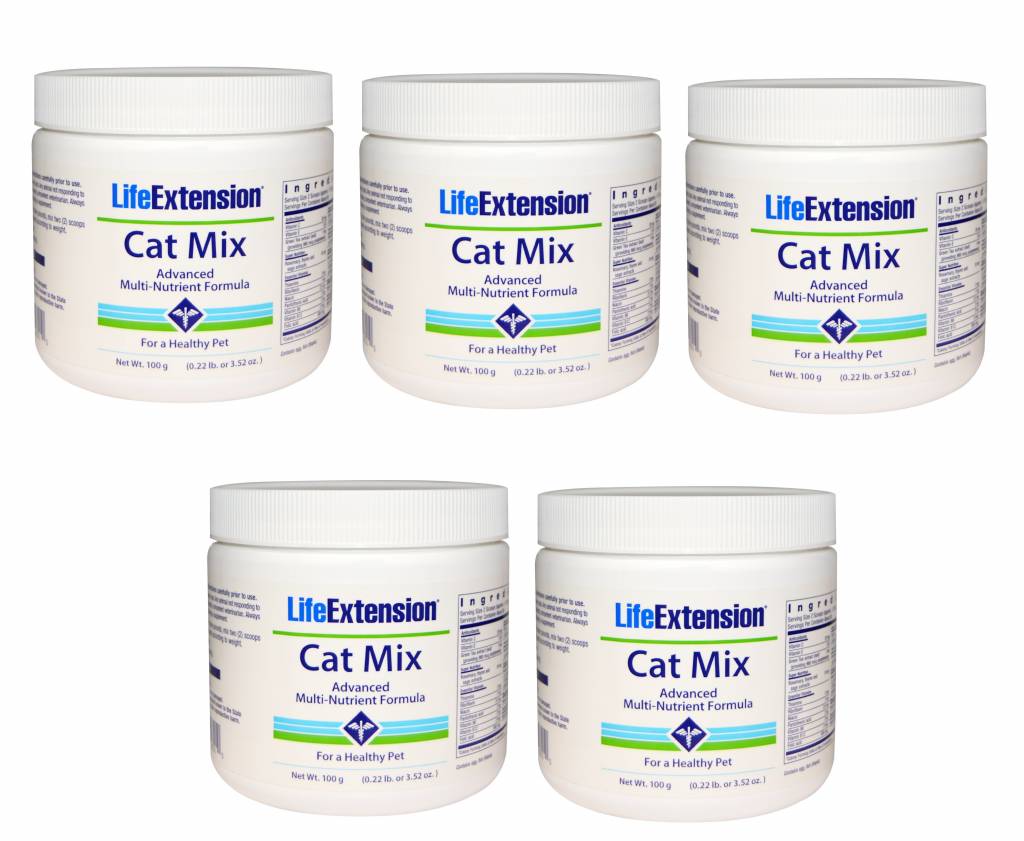 Life Extension Cat Mix, 100 Grams Powder, 5-pack