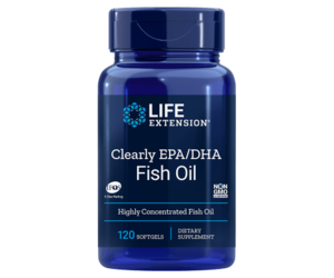 Life Extension Clearly EPA/DHA Fish Oil, 120 Softgels - Apran