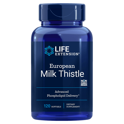 Life Extension European Milk Thistle, 120 Softgels