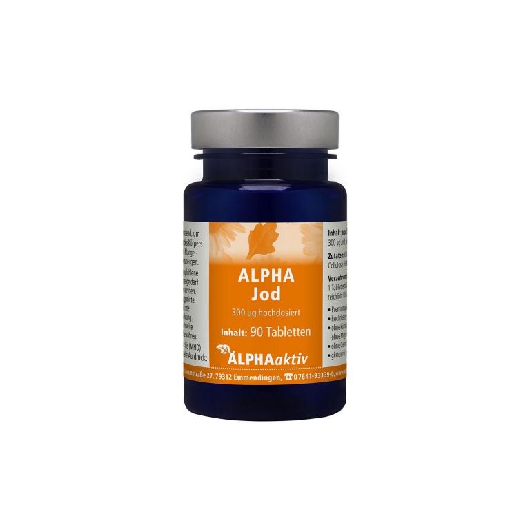 ALPHAaktiv ALPHA Jod, 90 Tablets