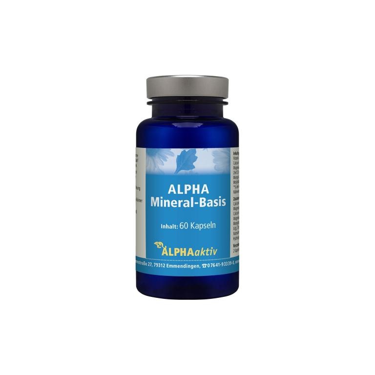 ALPHAaktiv ALPHA Mineral-Basis, 60 Capsules