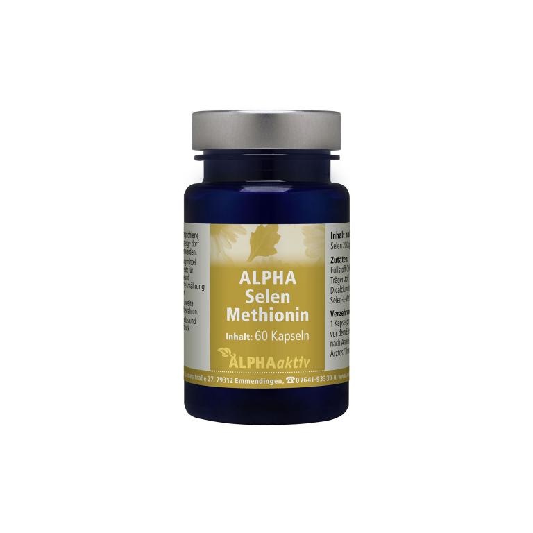 ALPHAaktiv ALPHA Selen Methionin, 60 Capsules