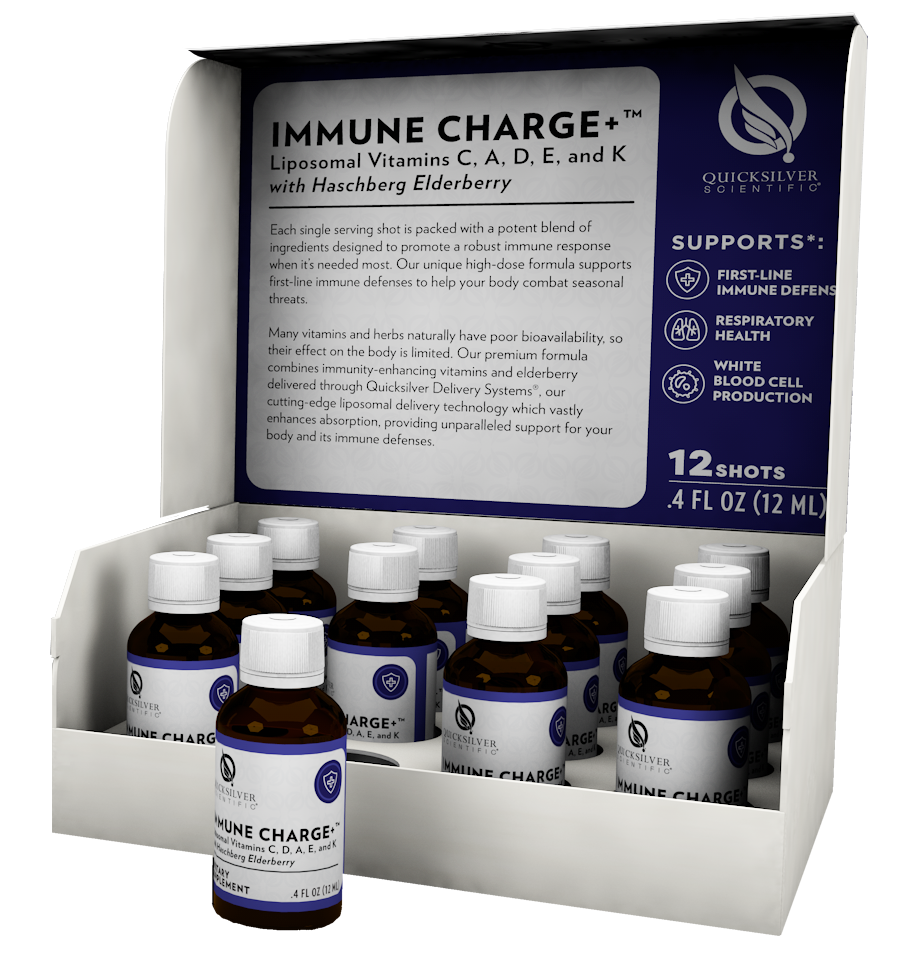 Quicksilver Scientific Immune Charge+, Box of 12 (12ml Each)