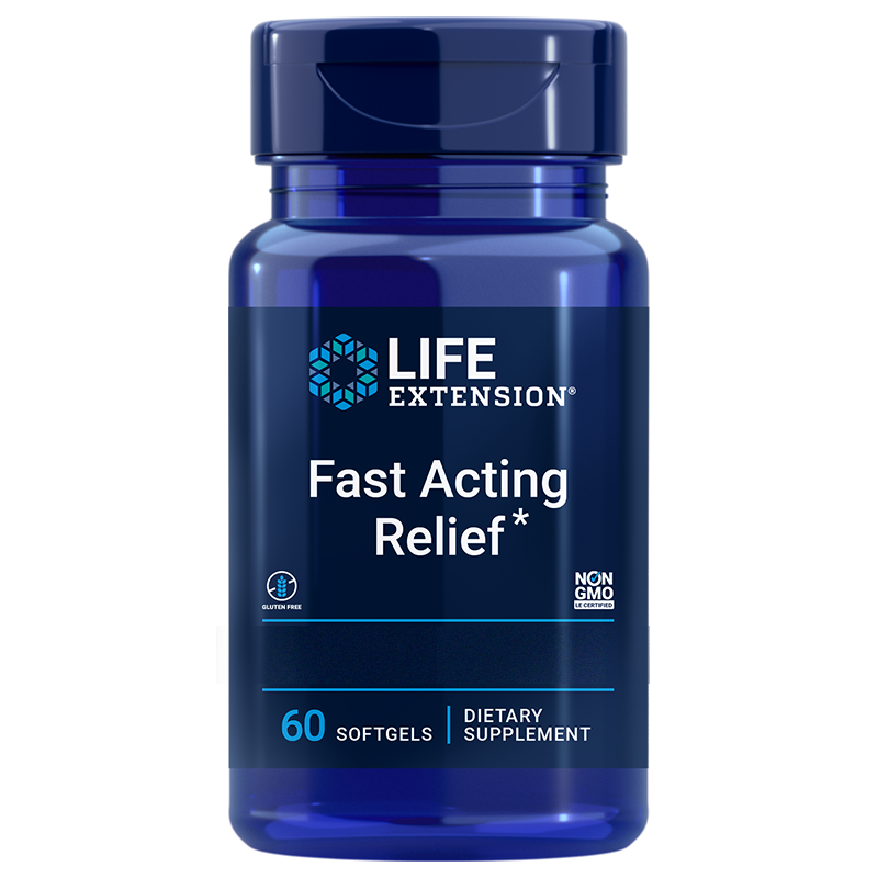 Life Extension Fast Acting Relief, 60 Softgels