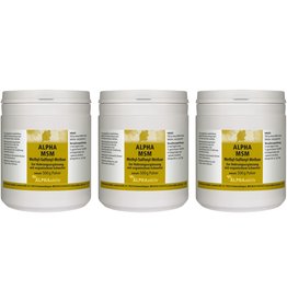 ALPHAaktiv Alpha-MSM Pulver, 500g, 3-pack