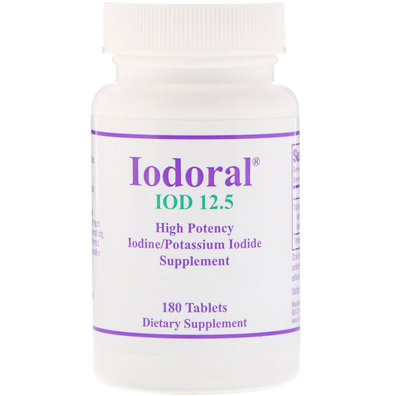 Life Extension Iodoral, 12,5 mg, 180 Tablets