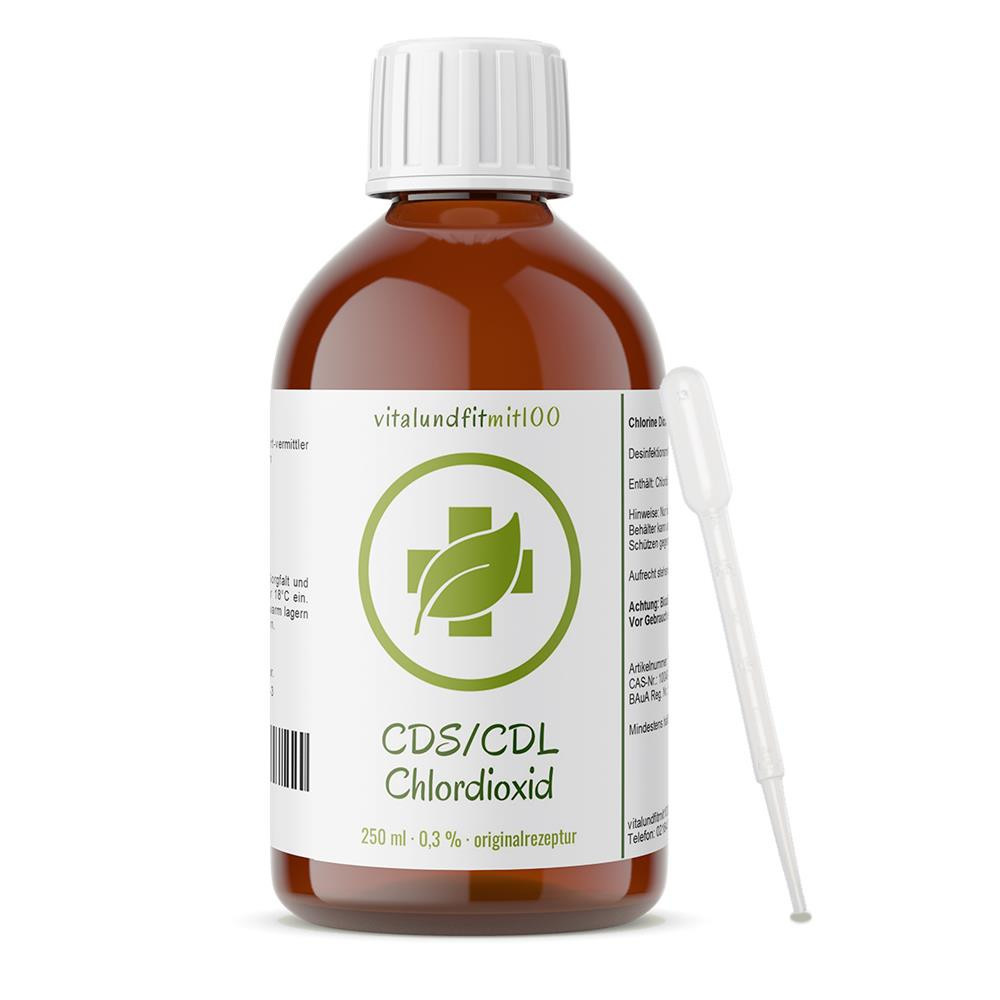 Dental Supps Chlordioxid Lösung CDS / CDL, 0,3%, 250 ml