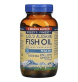 Wiley's Finest Wild Alaskan Fish Oil, PEAK EPA, 1,250 Mg, 120 Fish Softgels