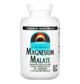 Source Naturals Magnesium Malate, 625 mg, 200 Capsules