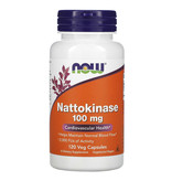 Now Foods Nattokinase, 100 mg, 120 Veg Capsules