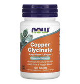 Now Foods Copper Glycinate, 3 mg, 120 Tablets