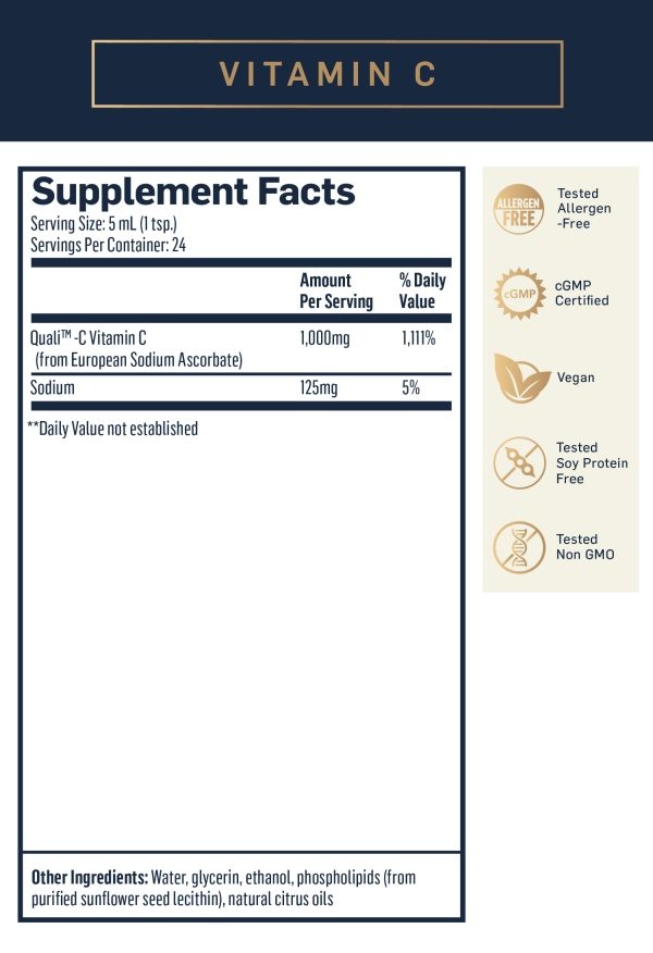 Quicksilver Scientific Liposomal Vitamin C, 120ml