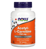 Now Foods Acetyl-L Carnitine, 750 mg, 90 Tablets