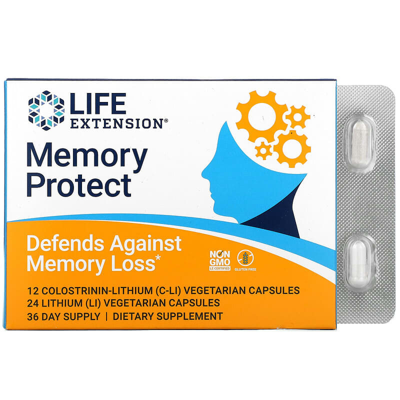 Life Extension Memory Protect, 36 Vegetarian Capsules