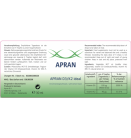 APRAN Vitamin D3, 3-packs