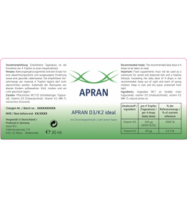 APRAN Apran D3K2, 1-pack