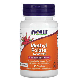 Now Foods Methylfolat, 1.000 mcg, 90 Tabletten