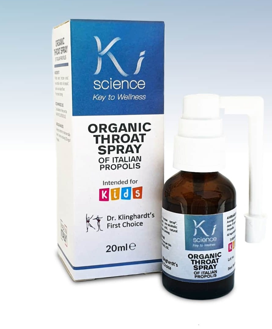 Ki Science Organic Propolis Throat Spray Kids, 20 ml