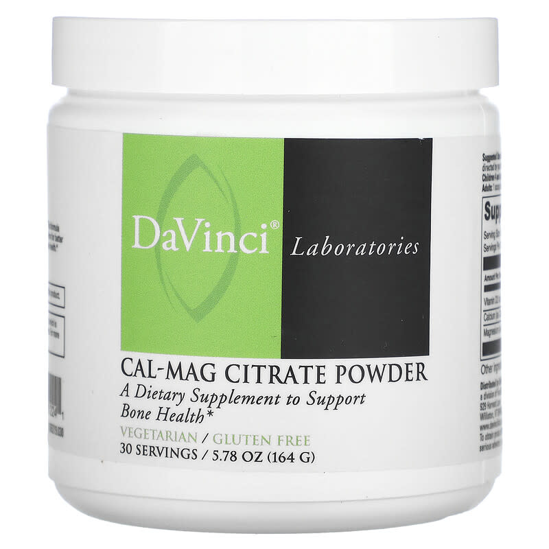 DaVinci Laboratories of Vermont CAL-MAG Citrate Powder, 5.78 oz (164 g)
