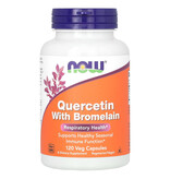 NOW Foods Quercetin With Bromelain, 120 Veg Capsules