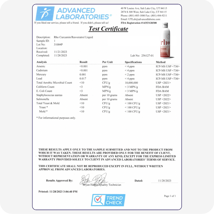 RHO nutrition Inflammation & Joint Support Stack