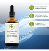 vitalundfitmit100 Methyleenblauw 1% in 10% DMSO-oplossing 100 ml