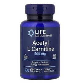 Life Extension Acetyl-L-carnitin 500 Mg, 100 vegetarian capsules