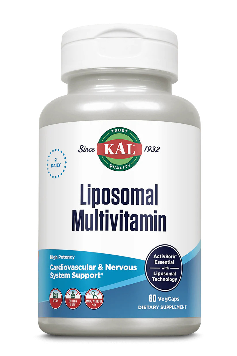 KAL Vitamins Liposomale multivitamine, 60 plantaardige capsules