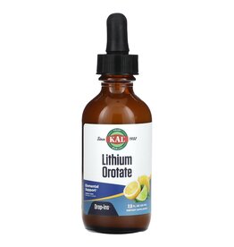 KAL Vitamins Lithium Orotate DropIns™ Lemon Lime, 59 ml