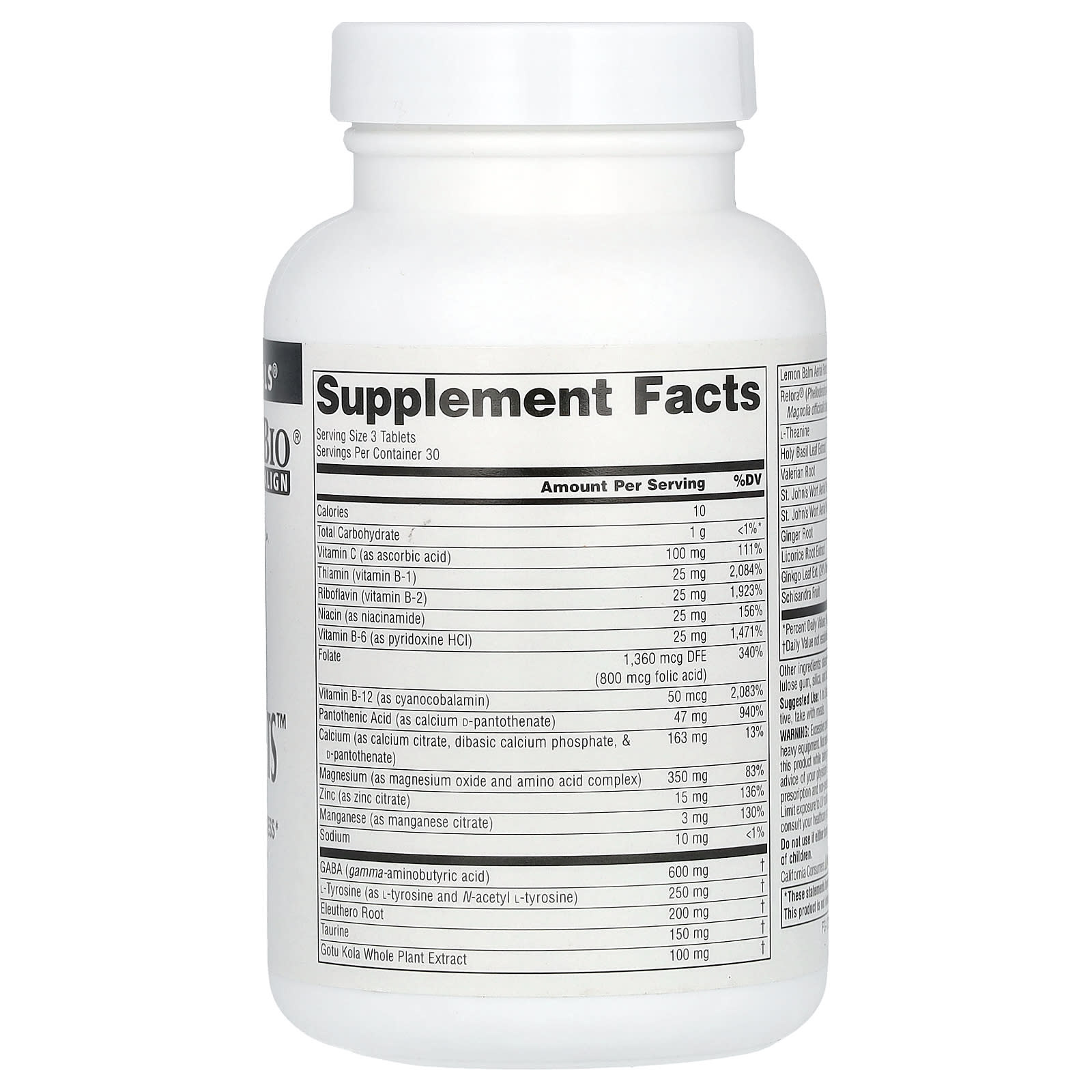 Source Naturals Calm Thoughts™, 90 tablets