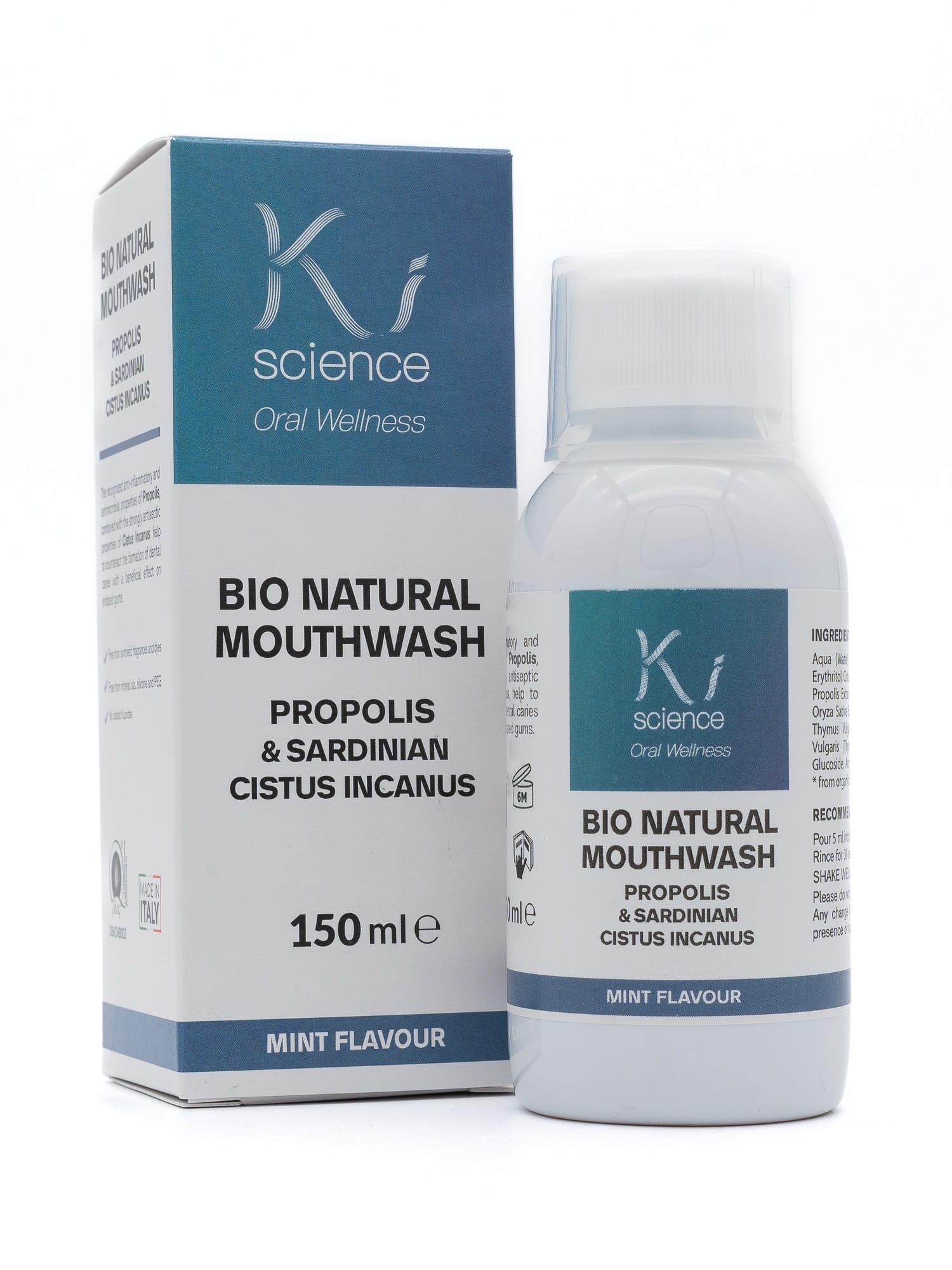 Ki Science Propolis & Cistus Mouthwash, 150 ml