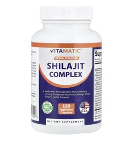Vitamatic™ Shilajit complex, 120 vegetable capsules