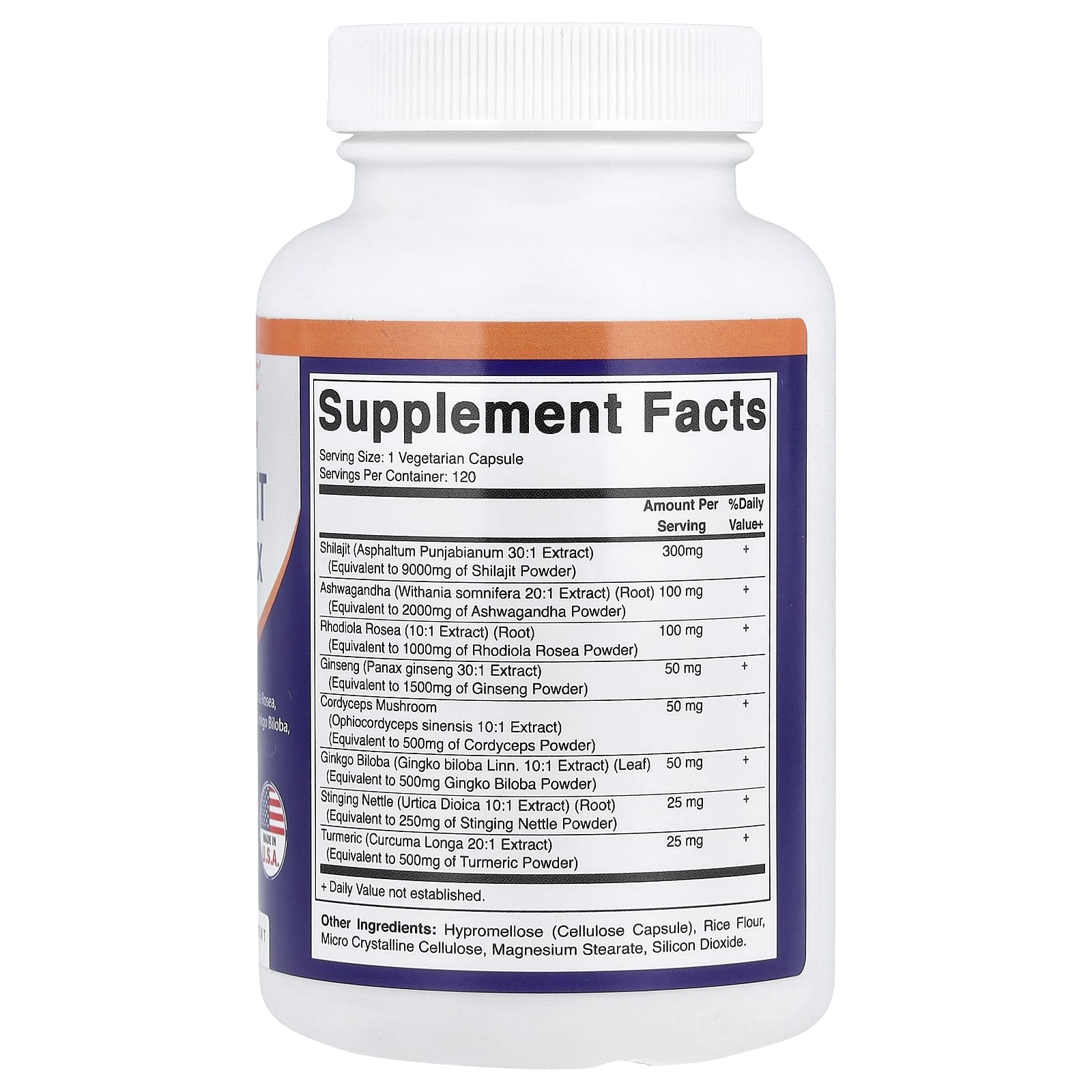 Vitamatic™ Shilajit-complex, 120 plantaardige capsules