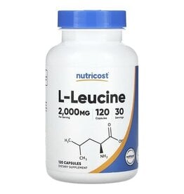 Nutricost® L-Leucin, 120 Kapseln (500 Mg Pro Kapsel)