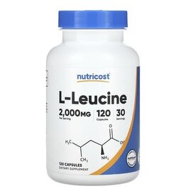 Nutricost® L-Leucine, 120 capsules (500 mg per capsule)
