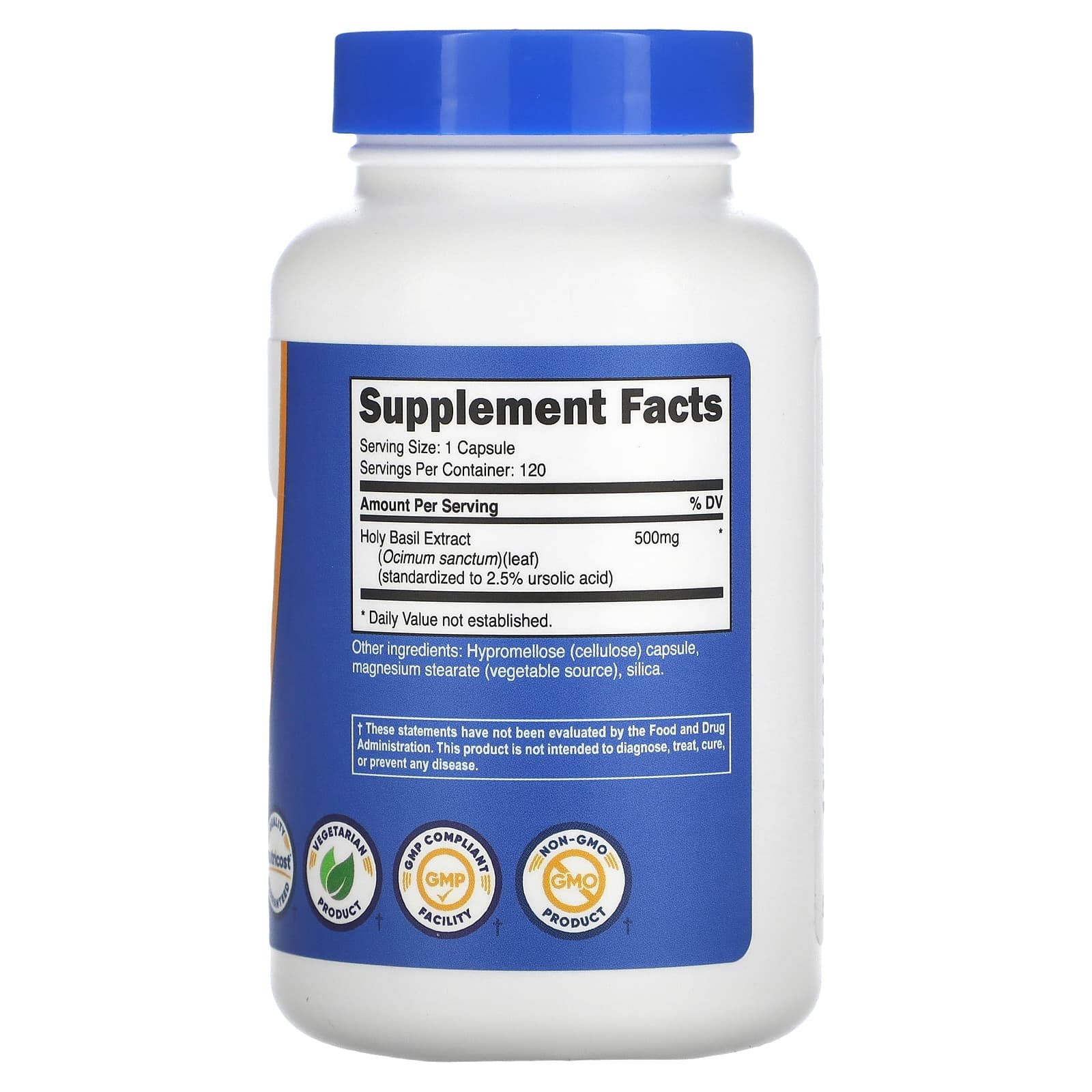 Nutricost® Holy Basil, 500 Mg, 120 capsules