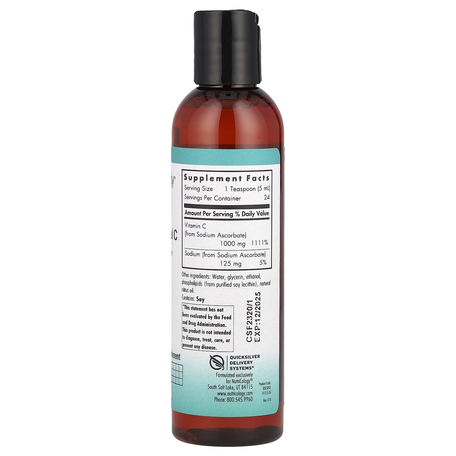Nutricology Micro Liposomal C, 120 Ml (4 Fl. Oz.)